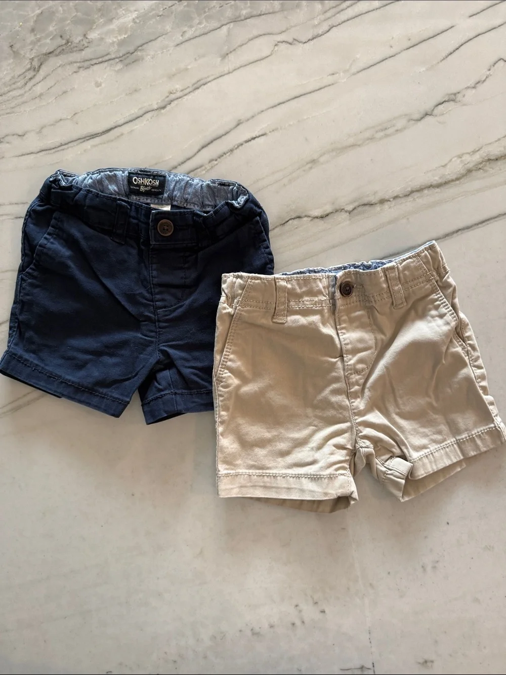 OshKosh B'gosh Navy and Khaki Shorts 2-Pack